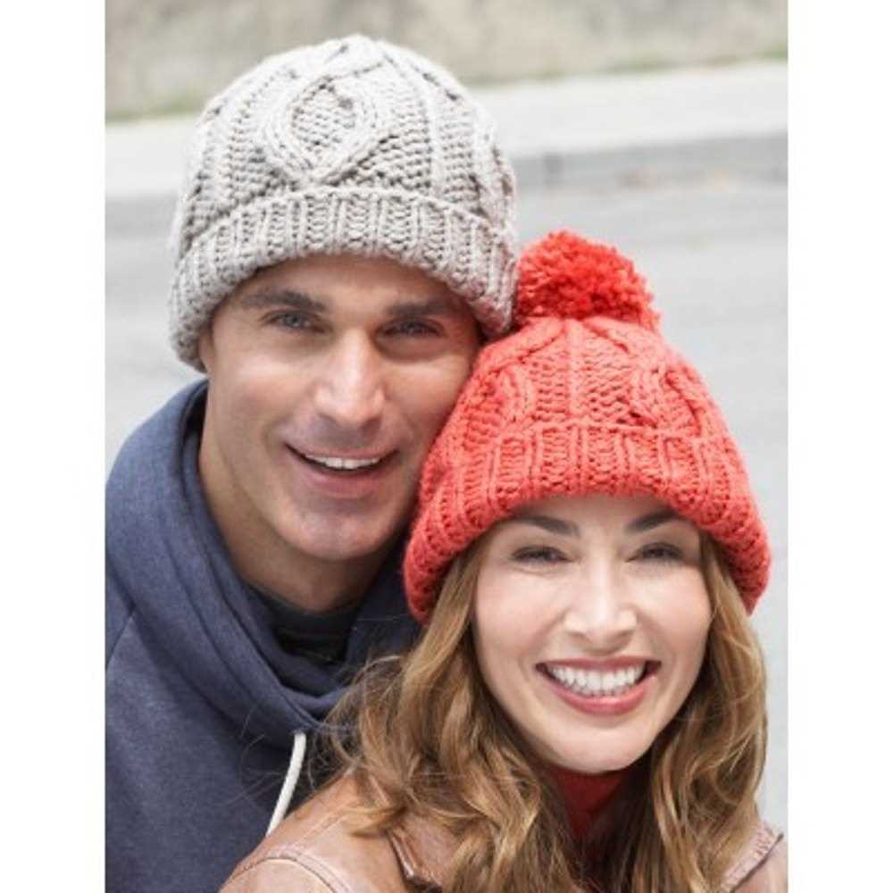 Mens cable hat knitting pattern