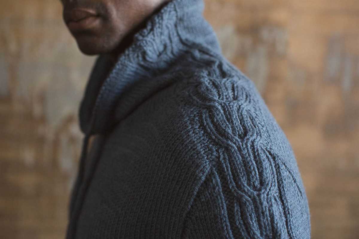 Mens pullover sweater knitting pattern