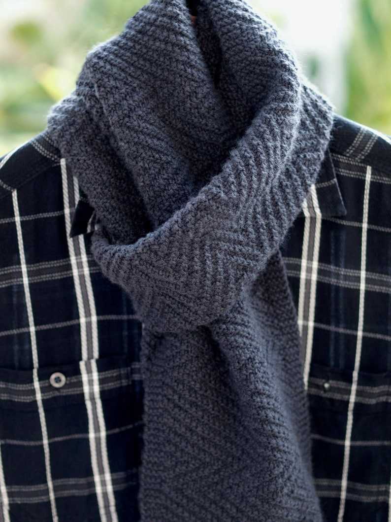 Mens scarf knitting patterns