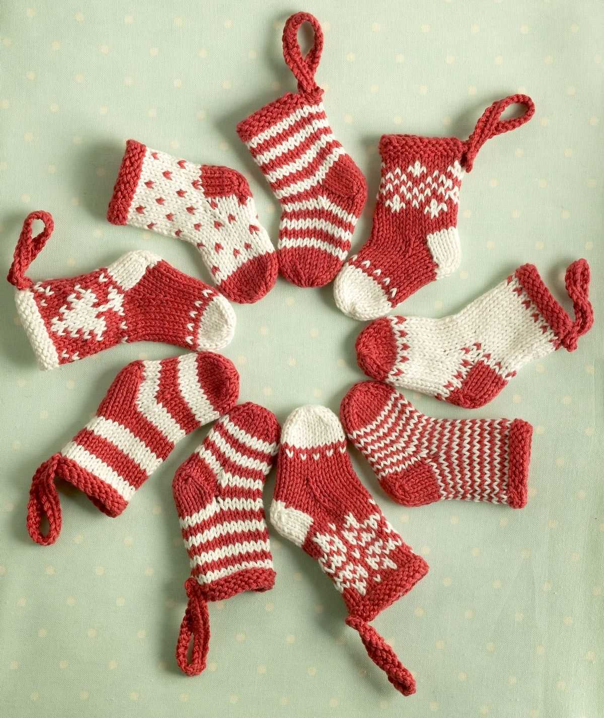 Mini christmas knits free patterns