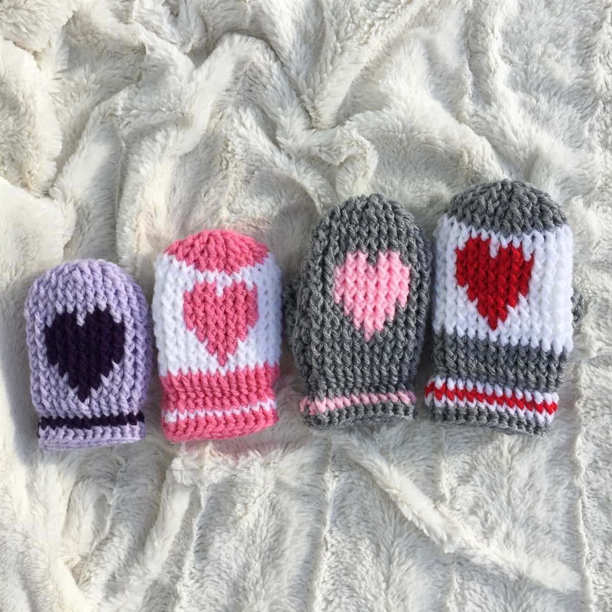 Mini mittens knitting pattern free