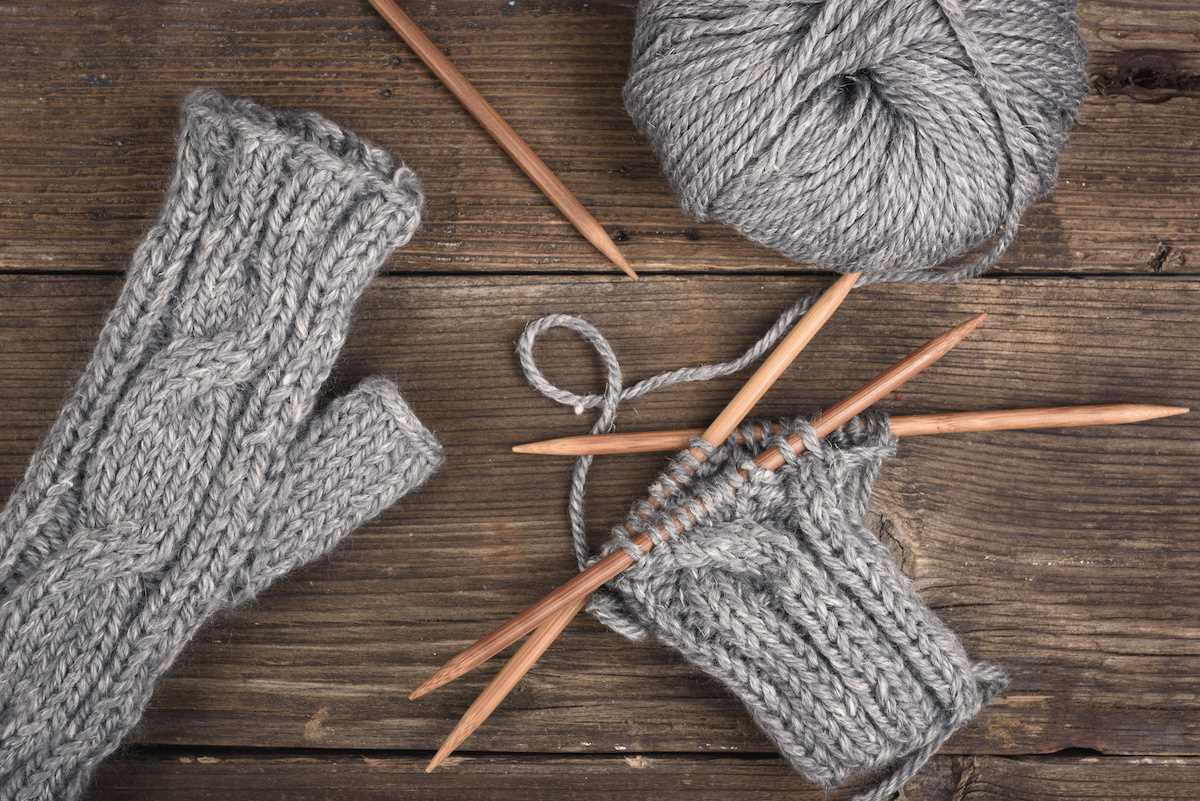 Mitten knitting pattern double pointed needles