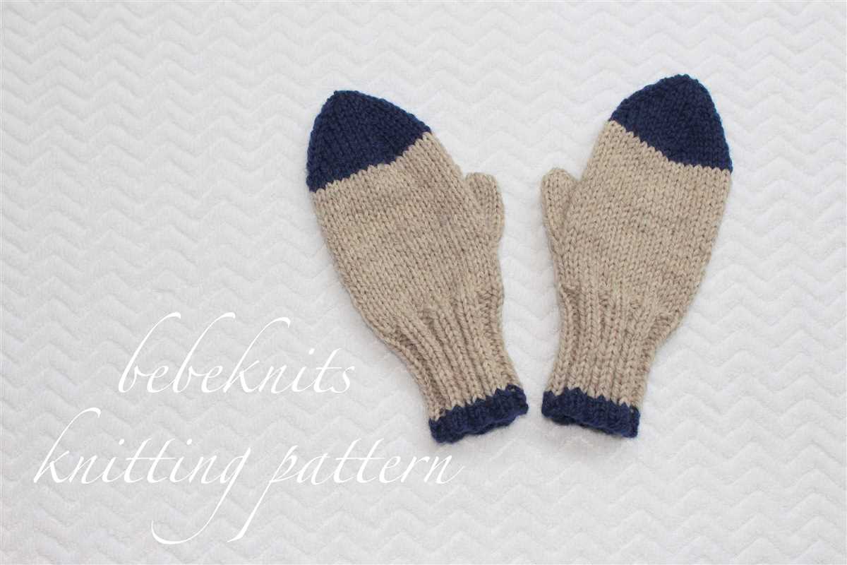 Mitten knitting pattern double pointed needles