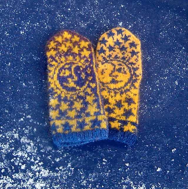 Mittens knitting pattern straight needles