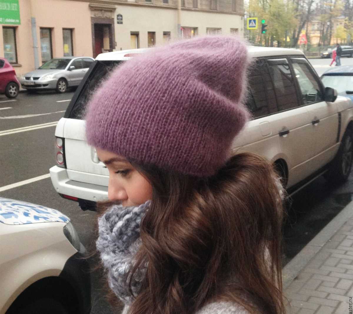 Mohair hat knitting pattern
