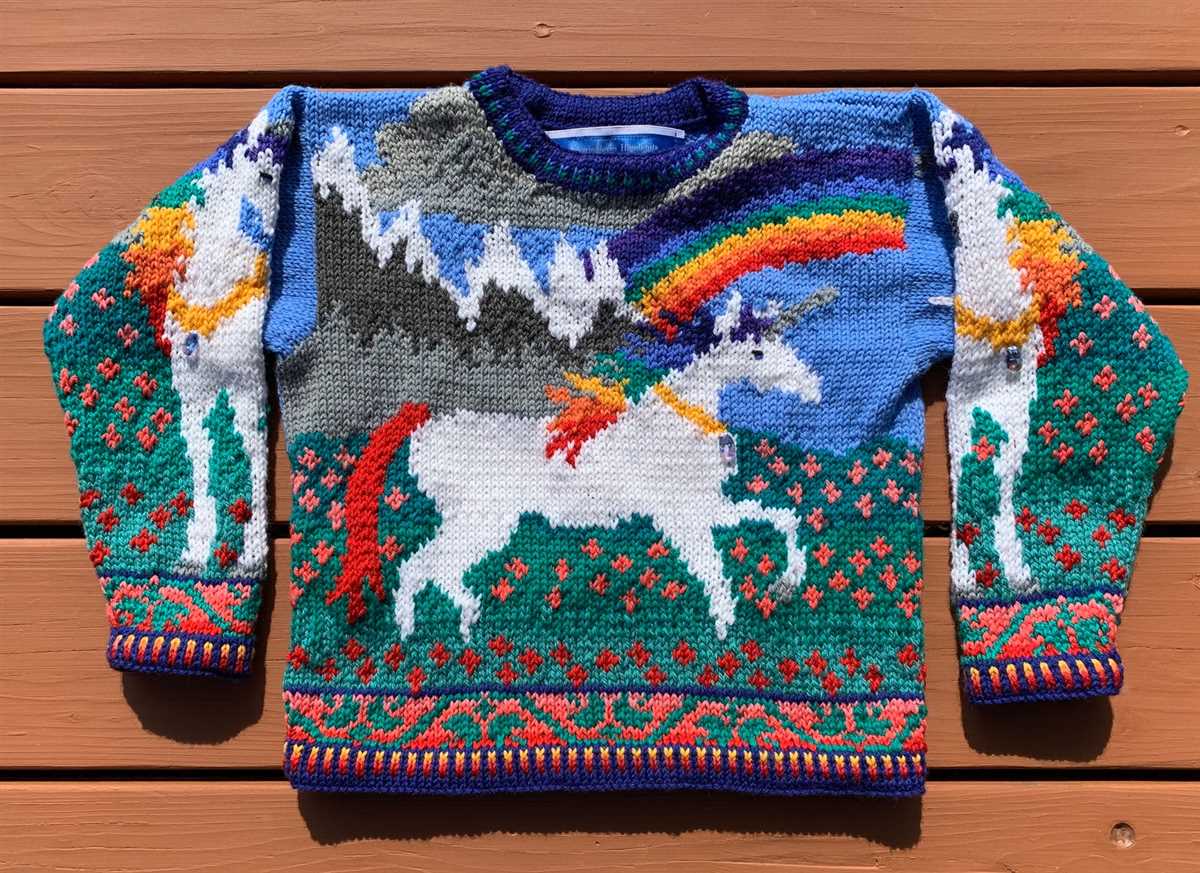 Monster sweater knitting pattern