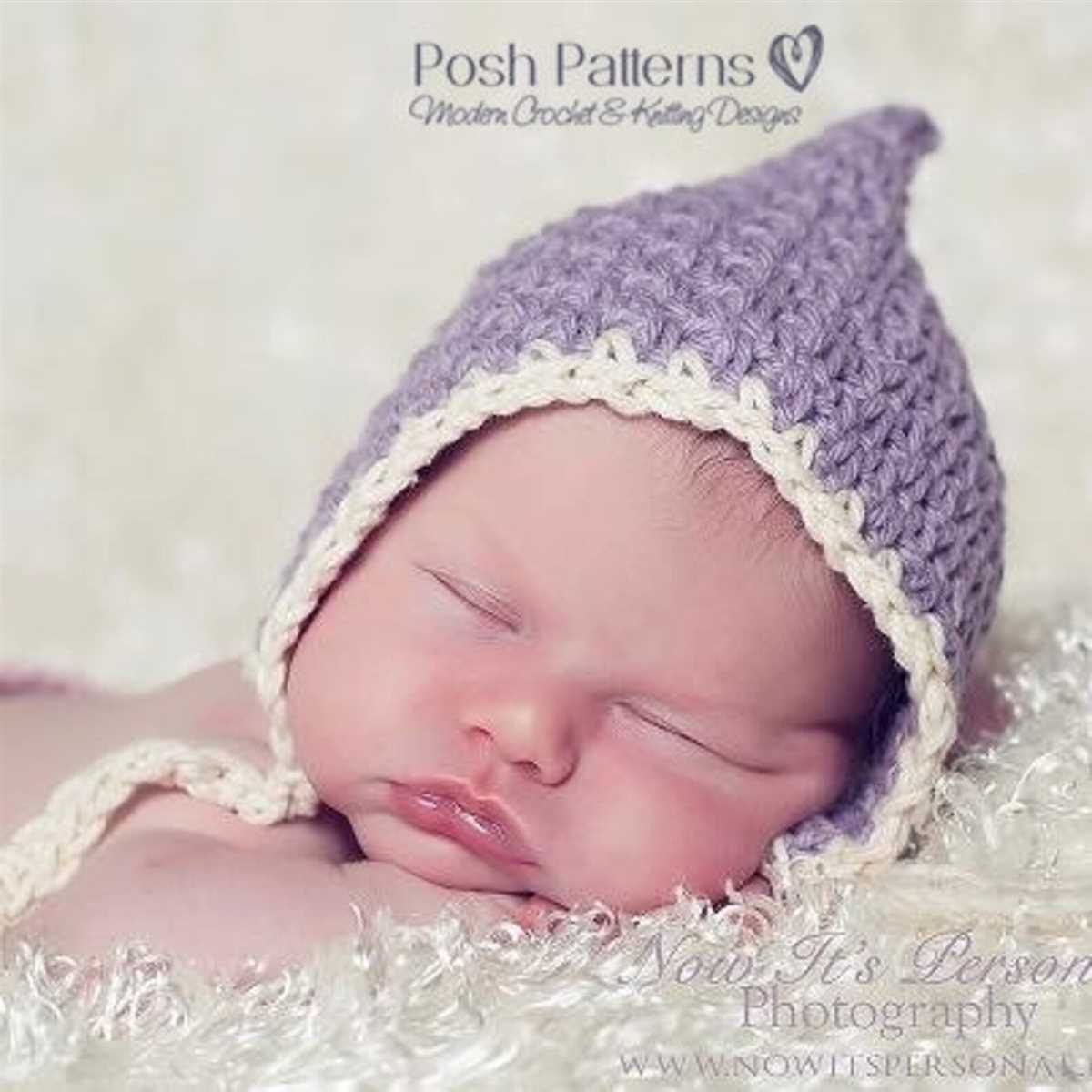 Newborn bonnet knitting pattern free