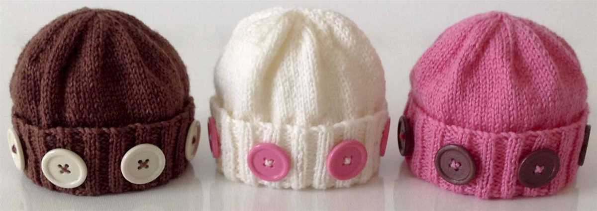 Newborn knit hat pattern free