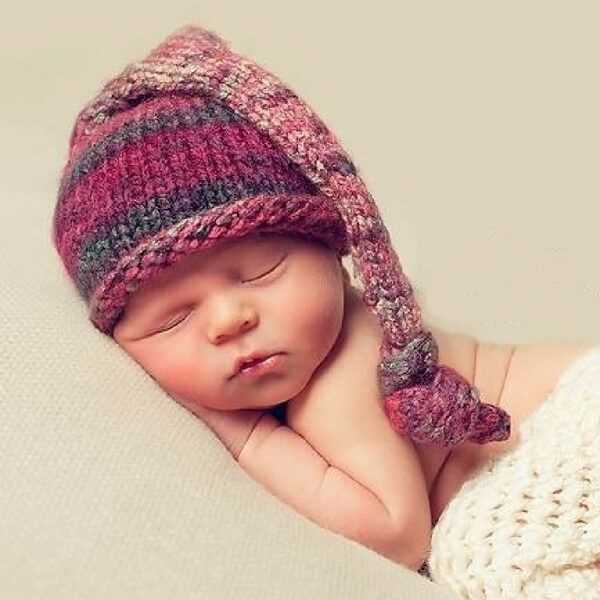 Newborn knit hat pattern free