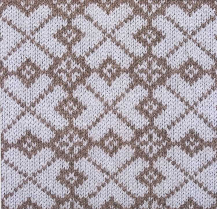 Nordic blanket knitting pattern