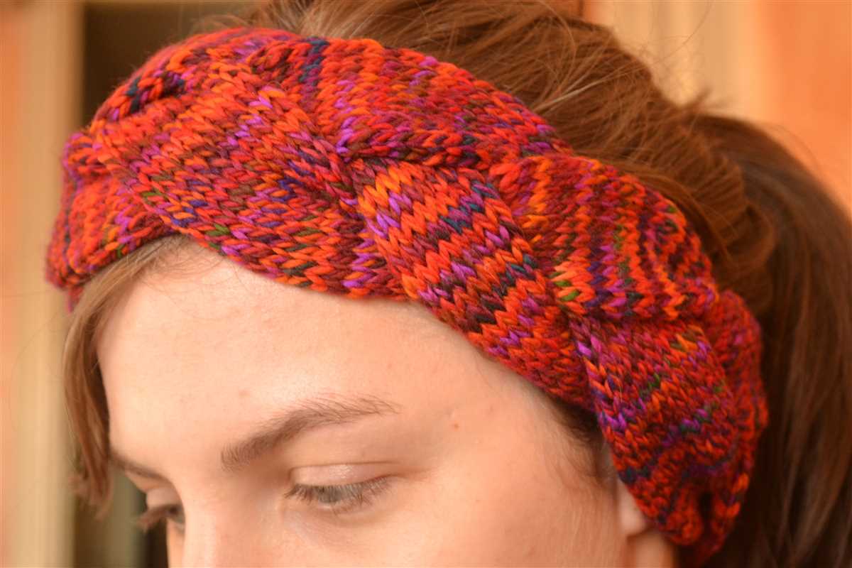 Norwegian headband knitting pattern