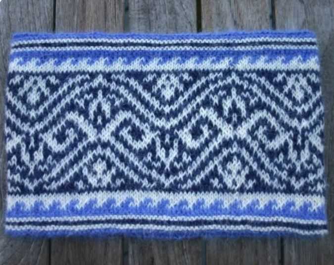 Norwegian headband knitting pattern