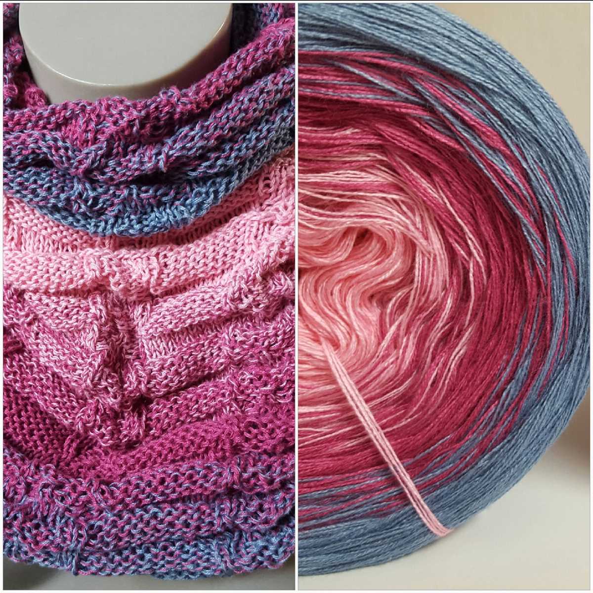 Ombre yarn knitting patterns