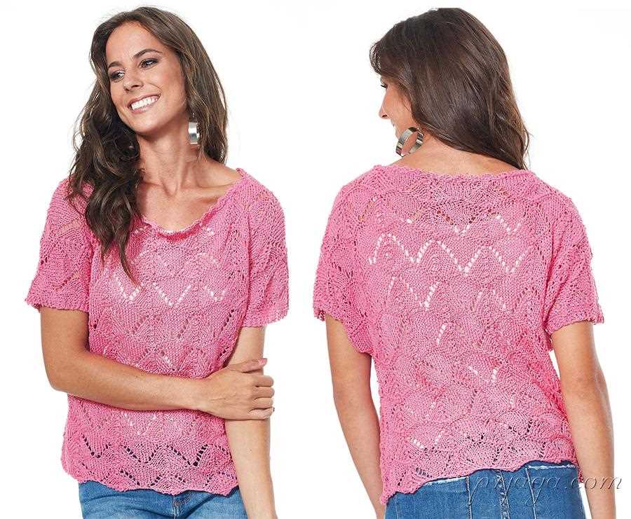 One shoulder top knitting pattern