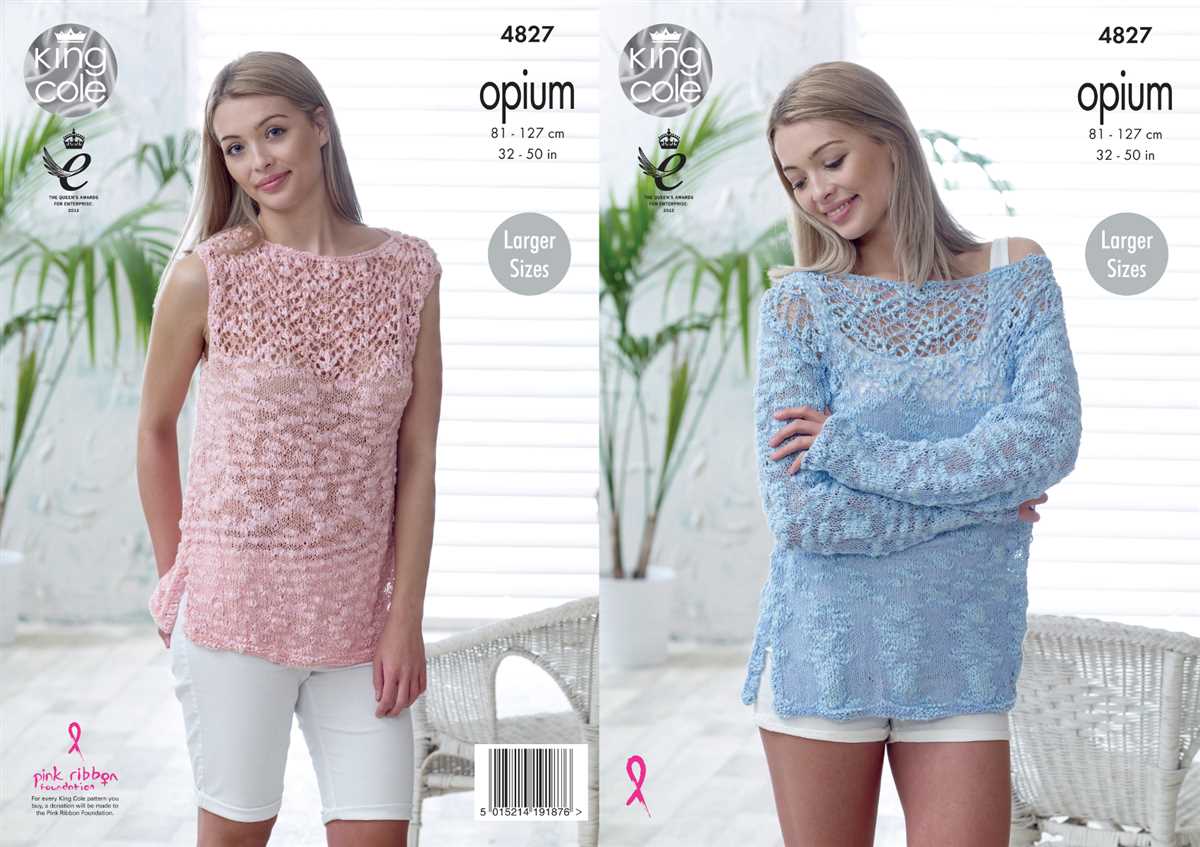 One shoulder top knitting pattern