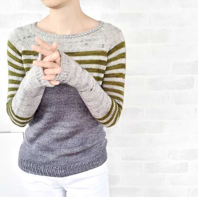 Panda sweater knitting pattern