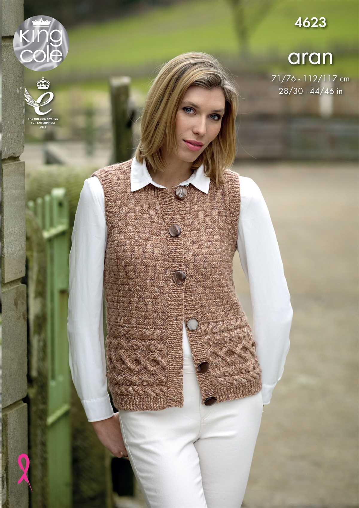 Stylish and cozy Knit an elegant vest for women! — free download