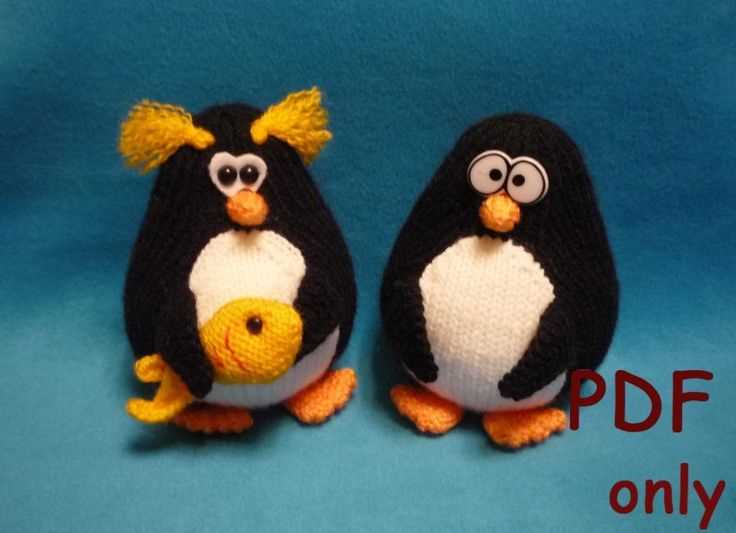 Penguin knitting pattern