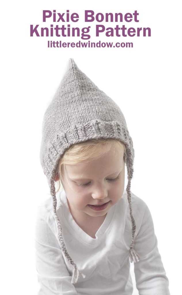 Pixie bonnet knitting pattern free