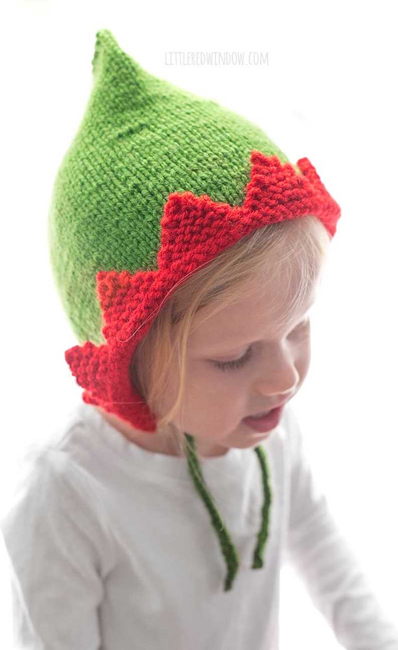 Pixie hat free knitting pattern