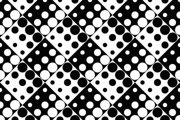 Polka dot knit hat pattern