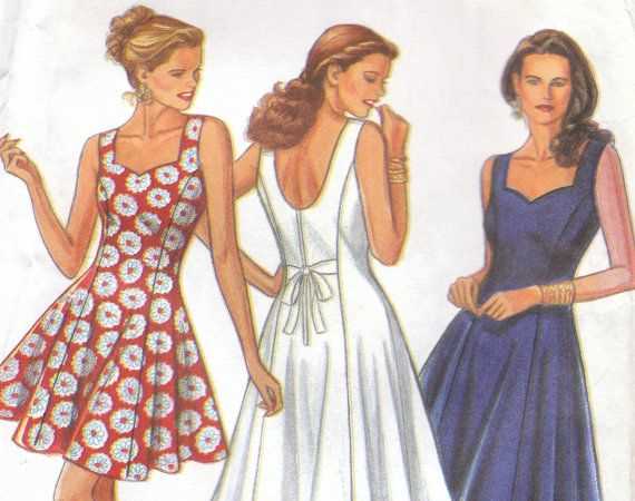 Princess seam knit dress pattern