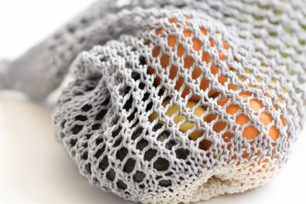 Produce bag knitting pattern