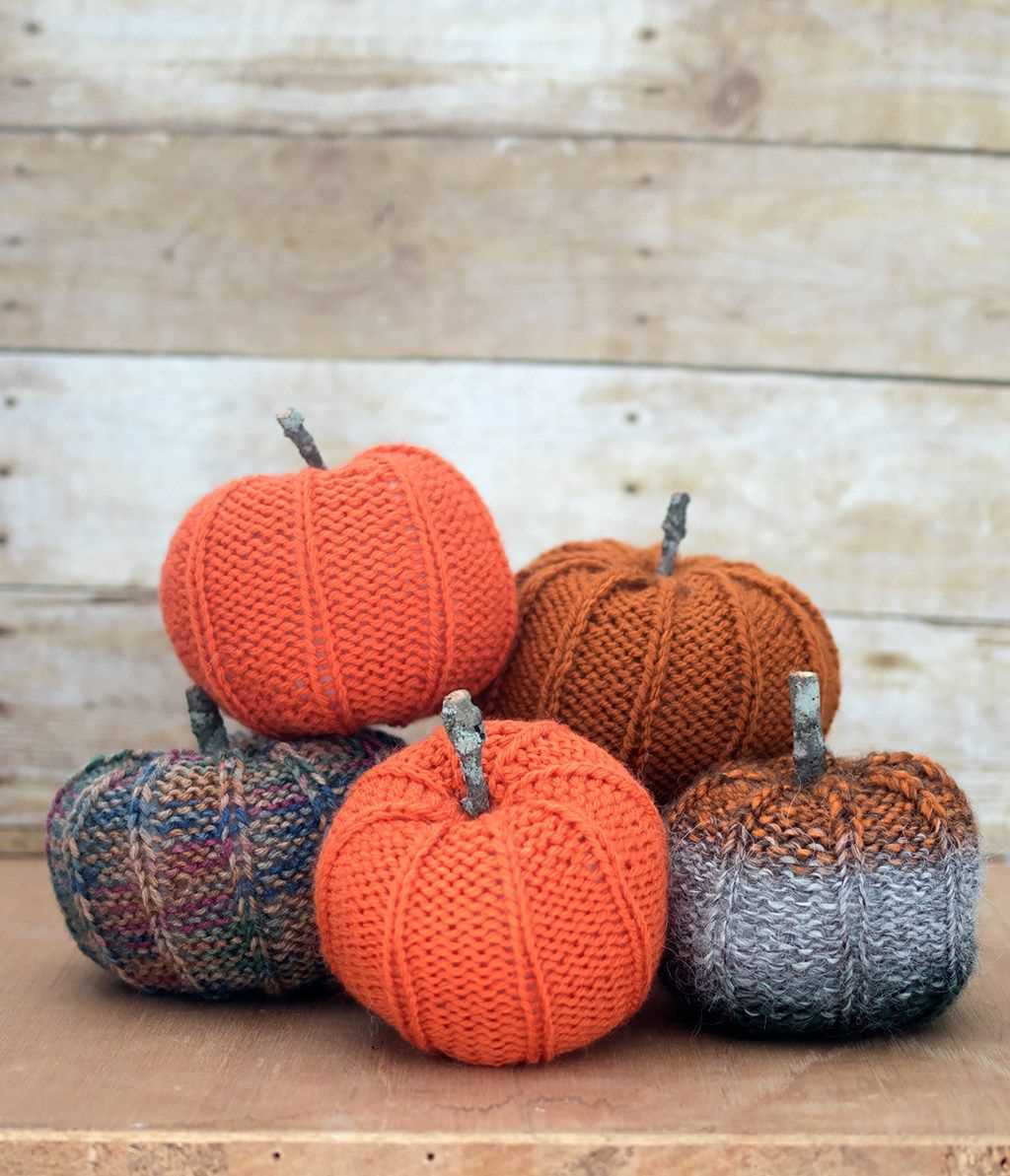 Pumpkin knit pattern
