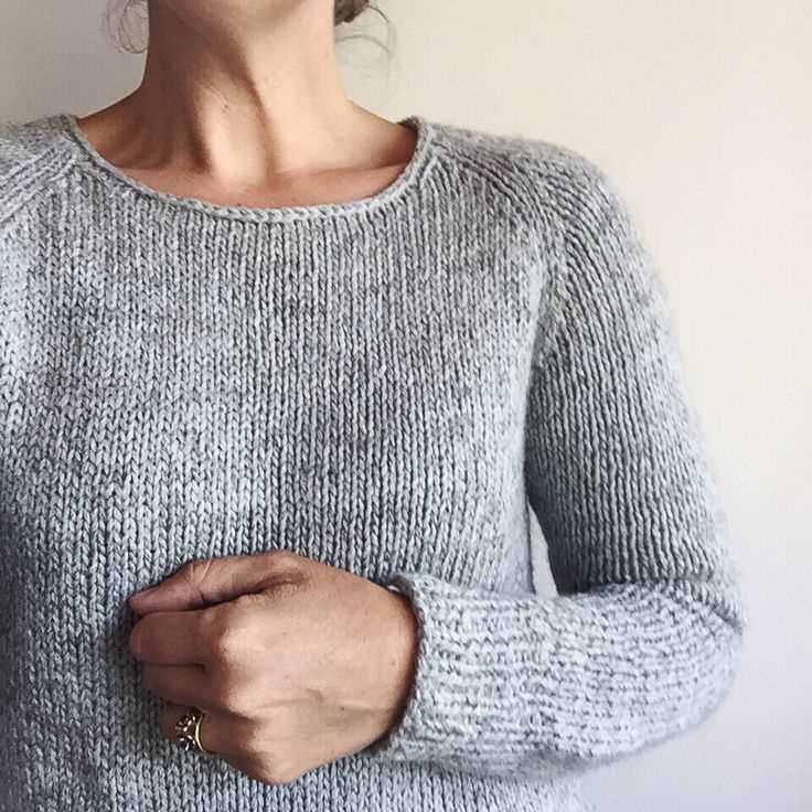 Quick sweater knitting pattern