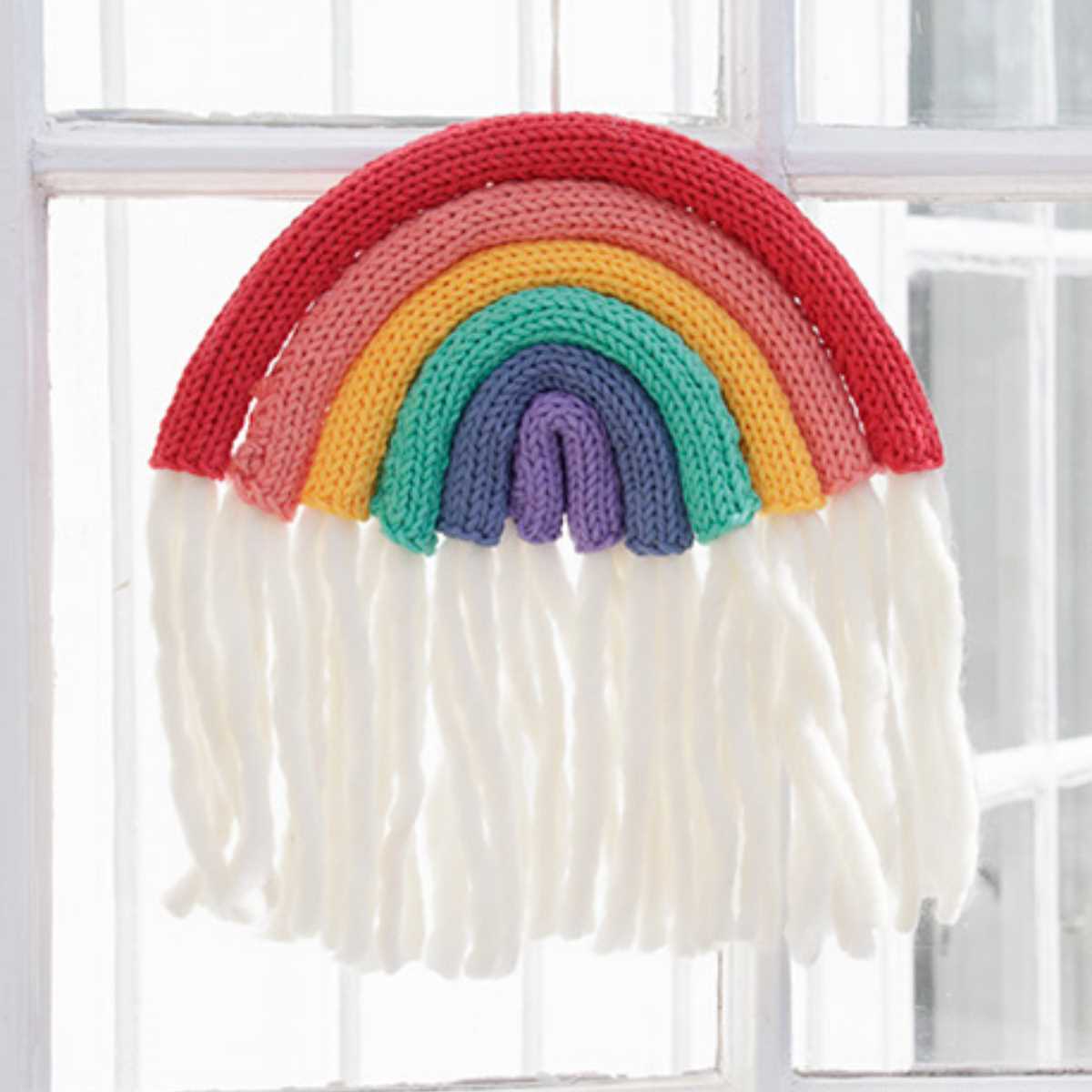 Rainbow knitting pattern free