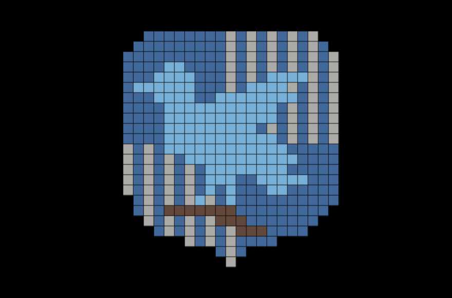 Ravenclaw knitting pattern