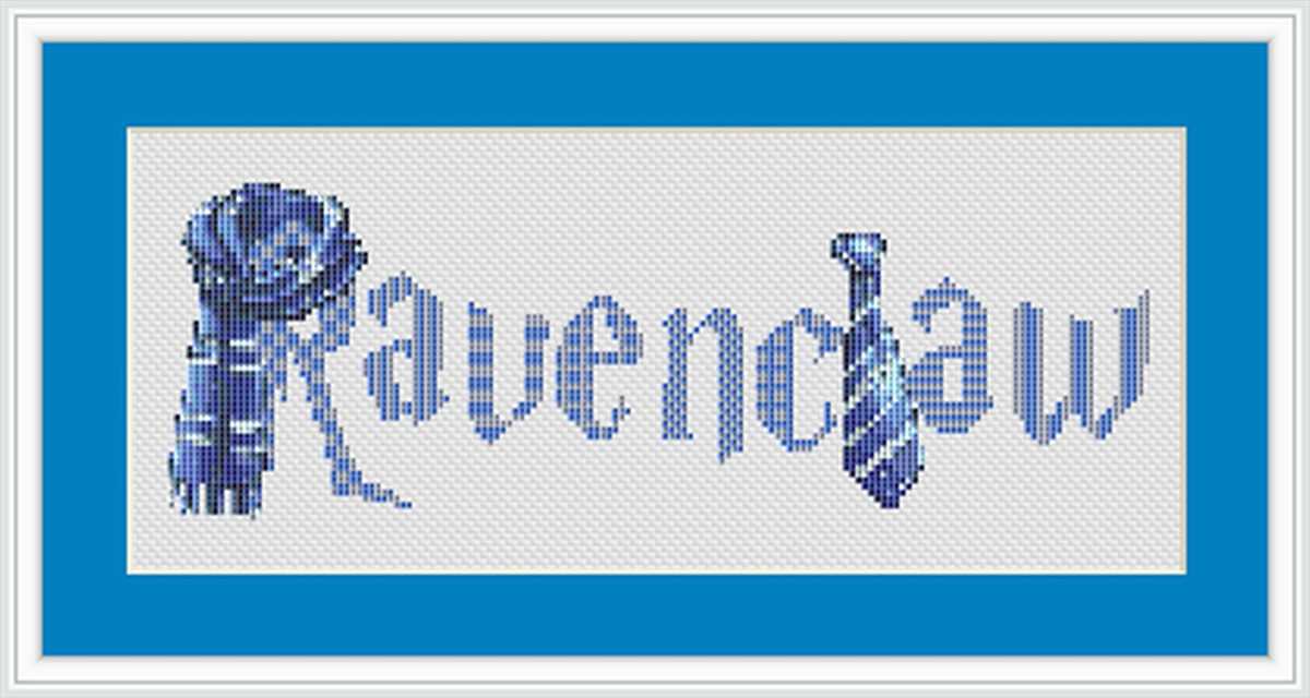 Ravenclaw knitting pattern