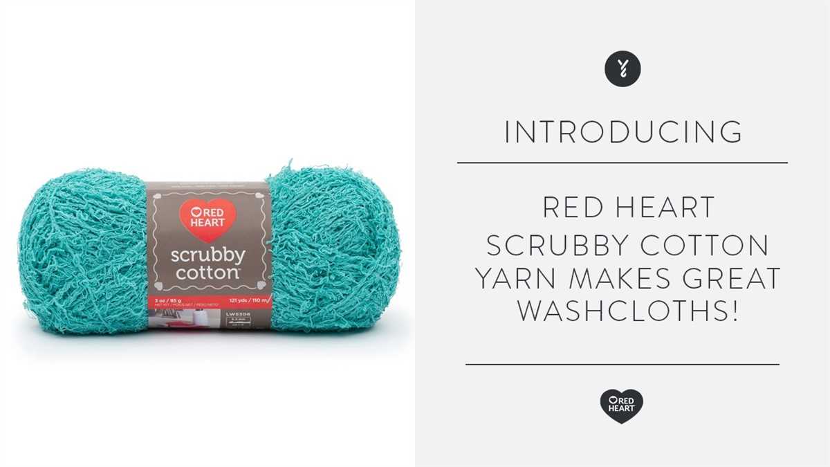 Red heart scrubby knit dishcloth pattern