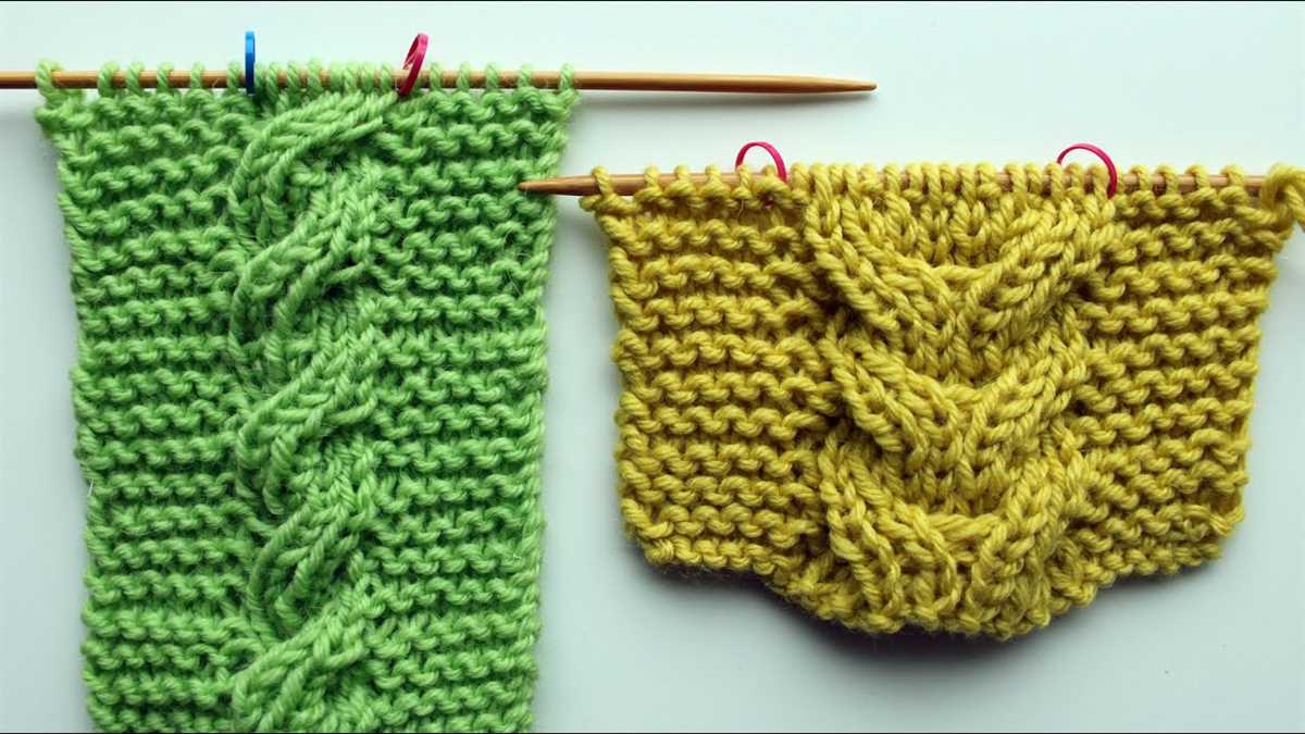 Reversible cable knit blanket pattern