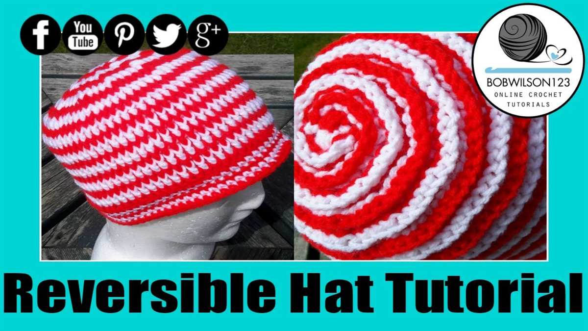 Reversible knit hat pattern
