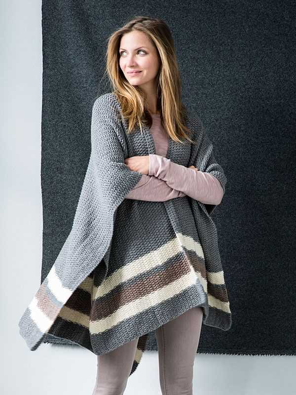 Ruana knitting pattern free