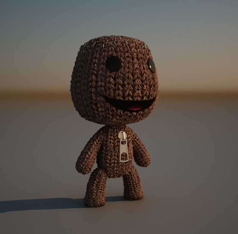 Sackboy pattern knitting