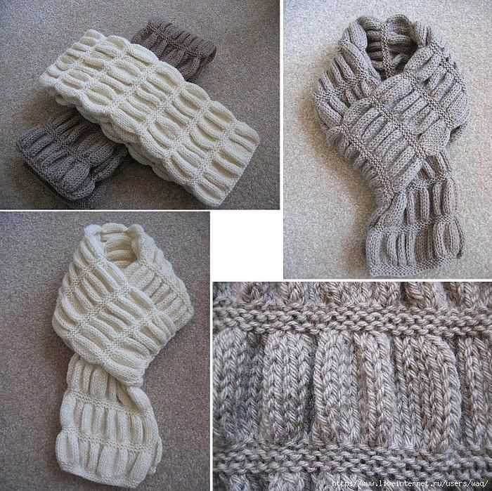 Scarf knitted patterns