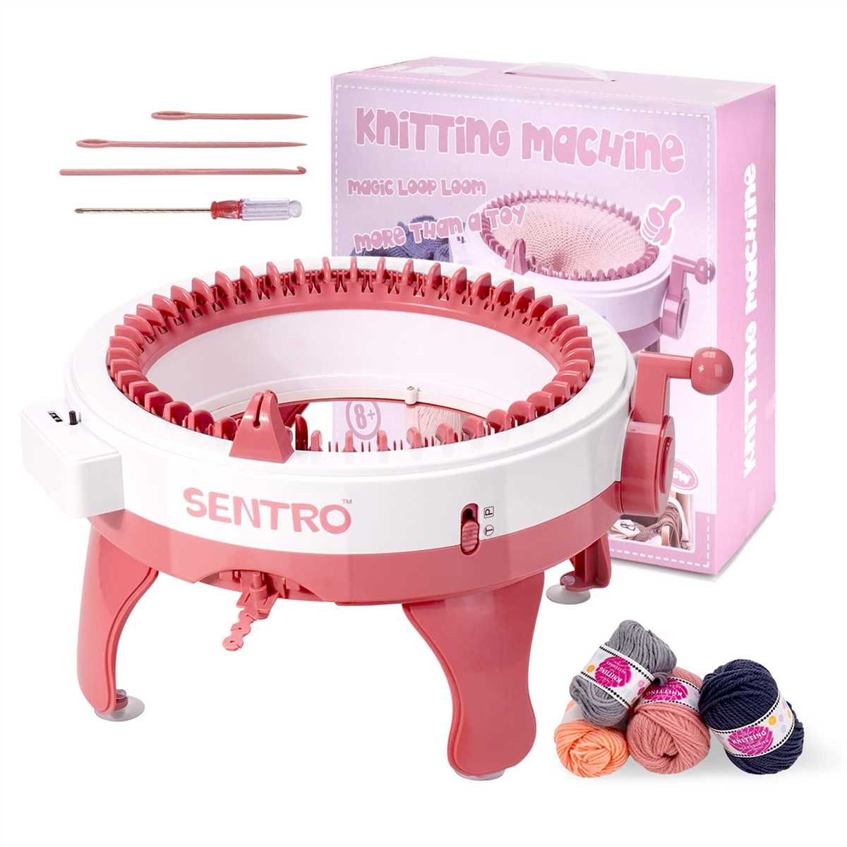 Sentro knitting machine blanket pattern