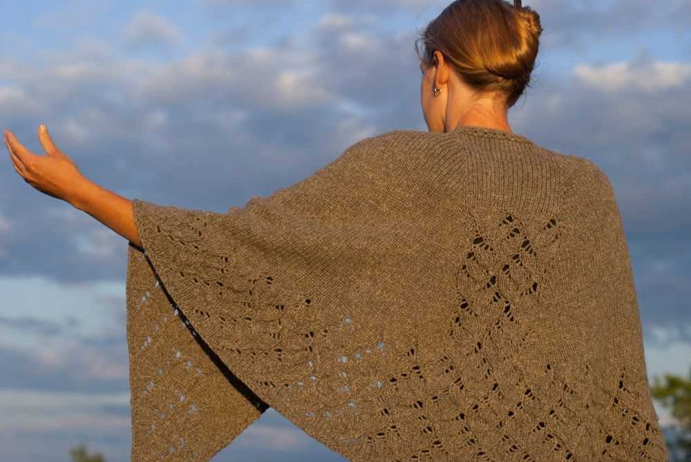 Shawl cardigan knitting pattern