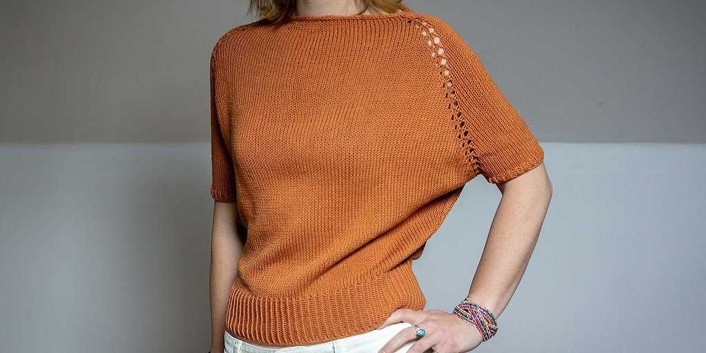 Short sweater knitting pattern
