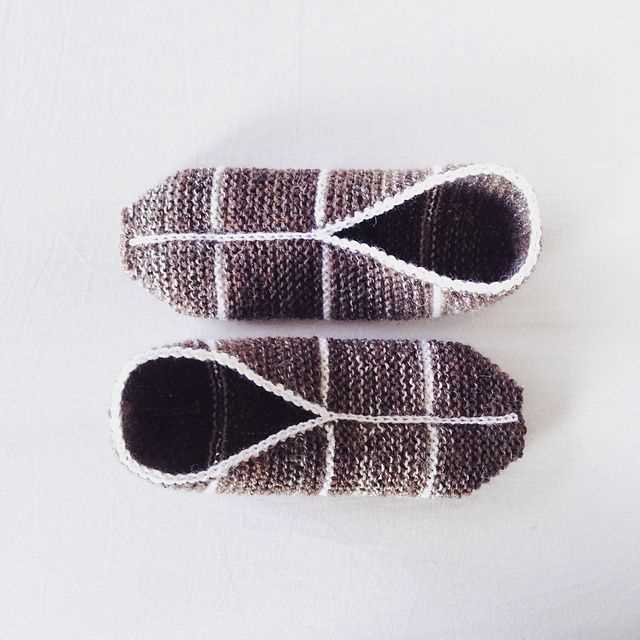 Simple knit slipper pattern free