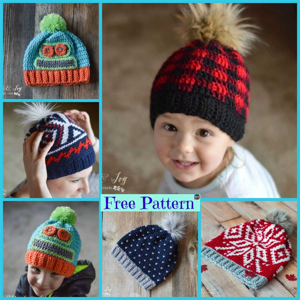 Simple hat knitting pattern free