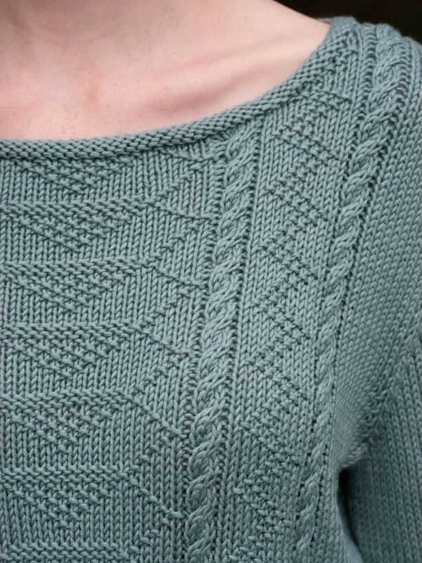 Simple pullover knitting pattern