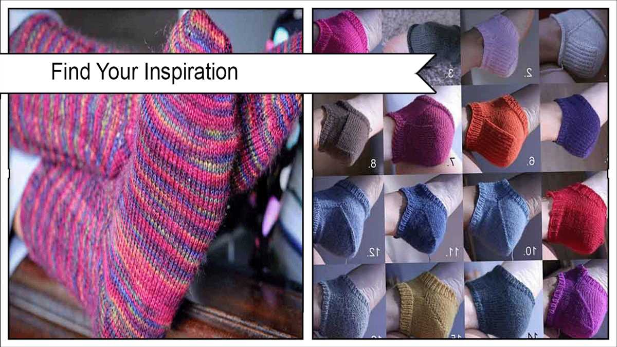 Single bed machine knit sock pattern
