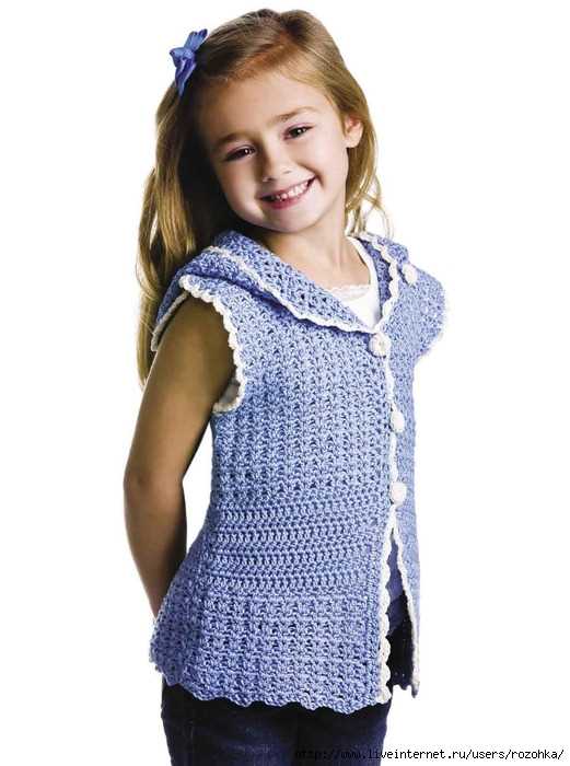 Sleeveless hoodie knitting pattern