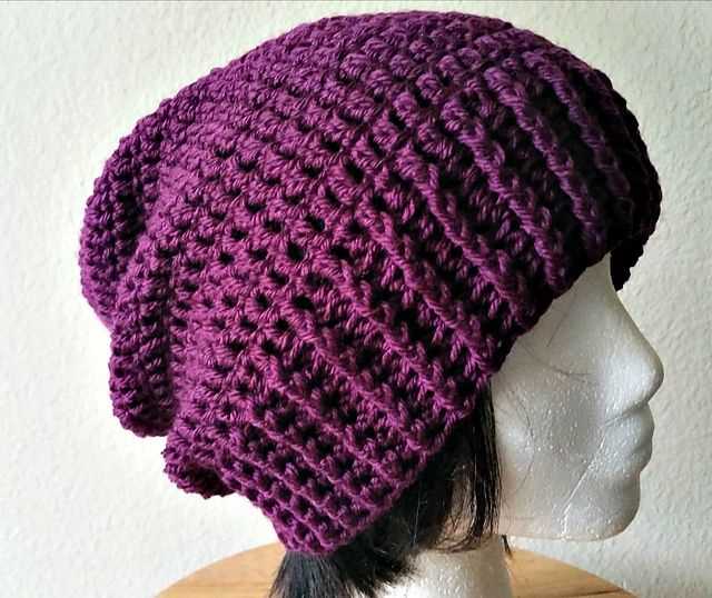 Slouch hat free knitting pattern