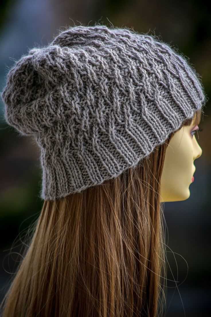 Slouch hat knitting pattern circular needles