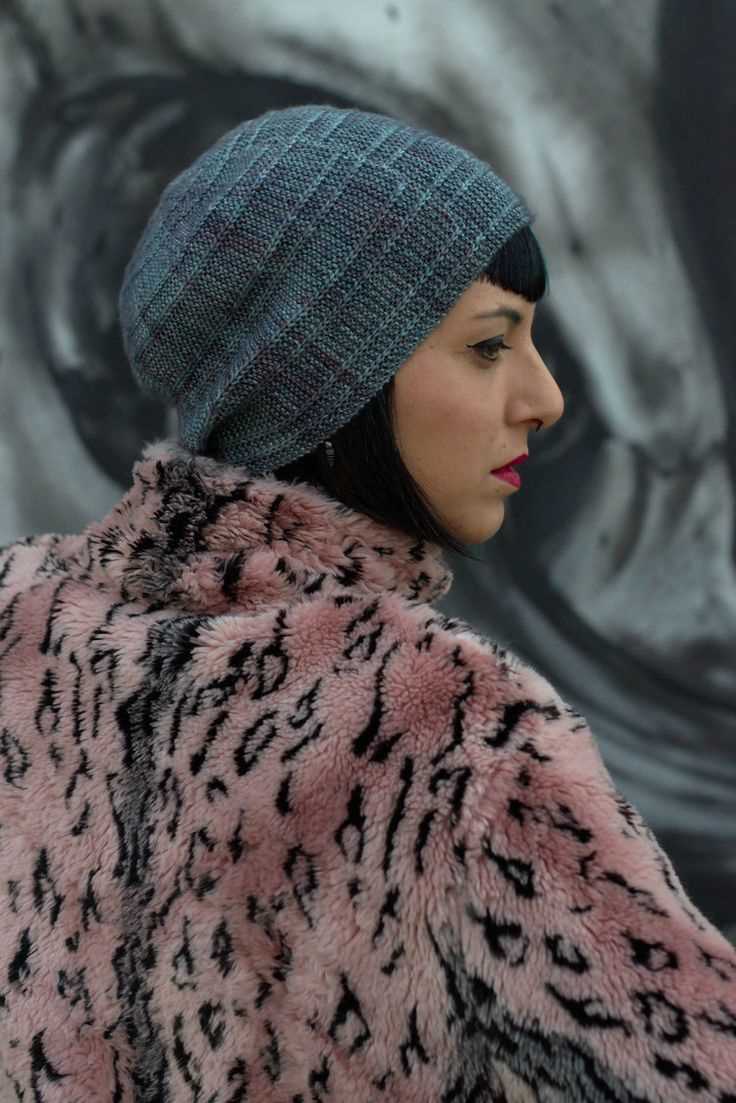 Slouch hat knitting pattern straight needles