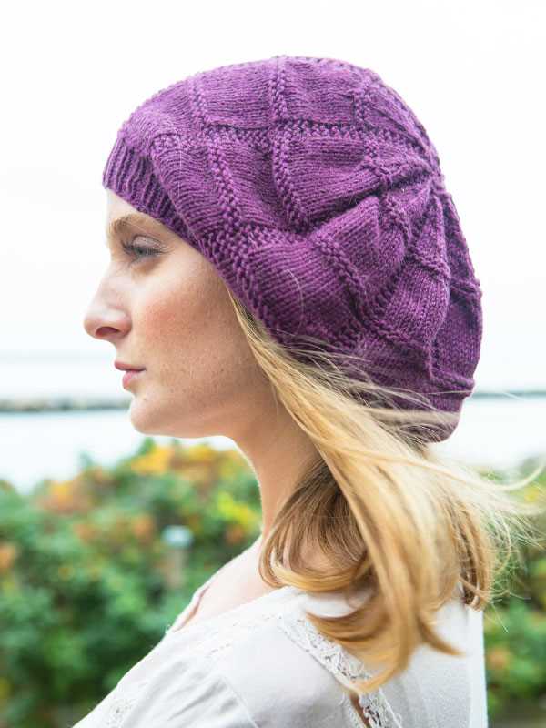 Slouchy beret knitting pattern free